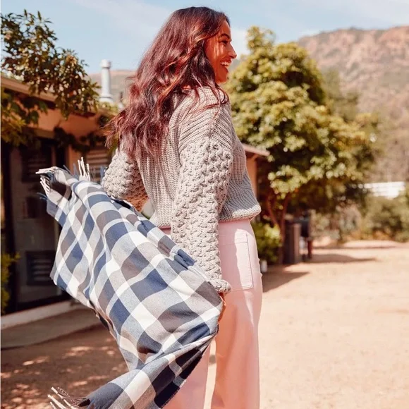 Plush Apparel Ultra Soft Plaid Scarf - Picture 4 of 7